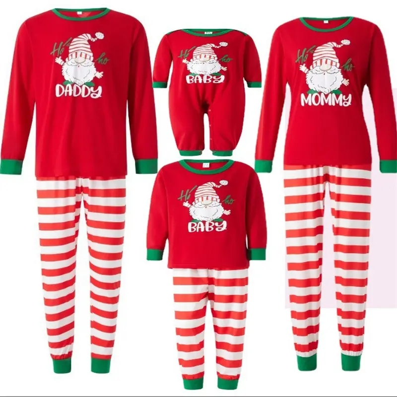 Matching Family Christmas Pajamas Set Soft Holiday Clothes Sleepwear Christmas Pajamas 2023