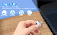 Lector de Huellas Dactilares Windows Hello con Carcasa Metálica Plateada, Instalación Automática, Inicio de Sesión en 0.05s, para PC y Escritorio