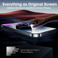 Protection d'écran en verre trempé 9D à couverture intégrale pour iPhone XS Max, XR, 11, 12, 13, 14 Plus, 15, 16 Pro, 16 Plus, 17 Air, 17 Pro Max