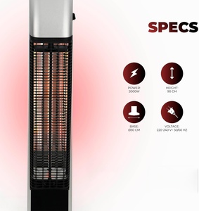 Calentador infrarrojo de carbono eléctrico para exteriores Danluke con envío gratis desde EE. UU. - Product Image 2