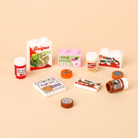 MOC ville rue chiffres boisson bouteille bloc de construction supermarché lait Soda bière boisson vin accessoire modèle briques enfant jouet cadeau