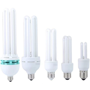 หลอดไฟ CFL E27 สีขาว รูปตัวยู 6000K แสงนุ่มนวล 6000 ชั่วโมง 80lm/W 2000 ลูเมน ฐานพลาสติก AC 220V รับประกัน 2 ปี - Product Image 5