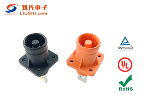 Liushi 고전압 볼트 배터리 저장 시스템 200A 2P 적색 구리 단자 커넥터 나일론 어댑터 바인딩 - Product Image 5