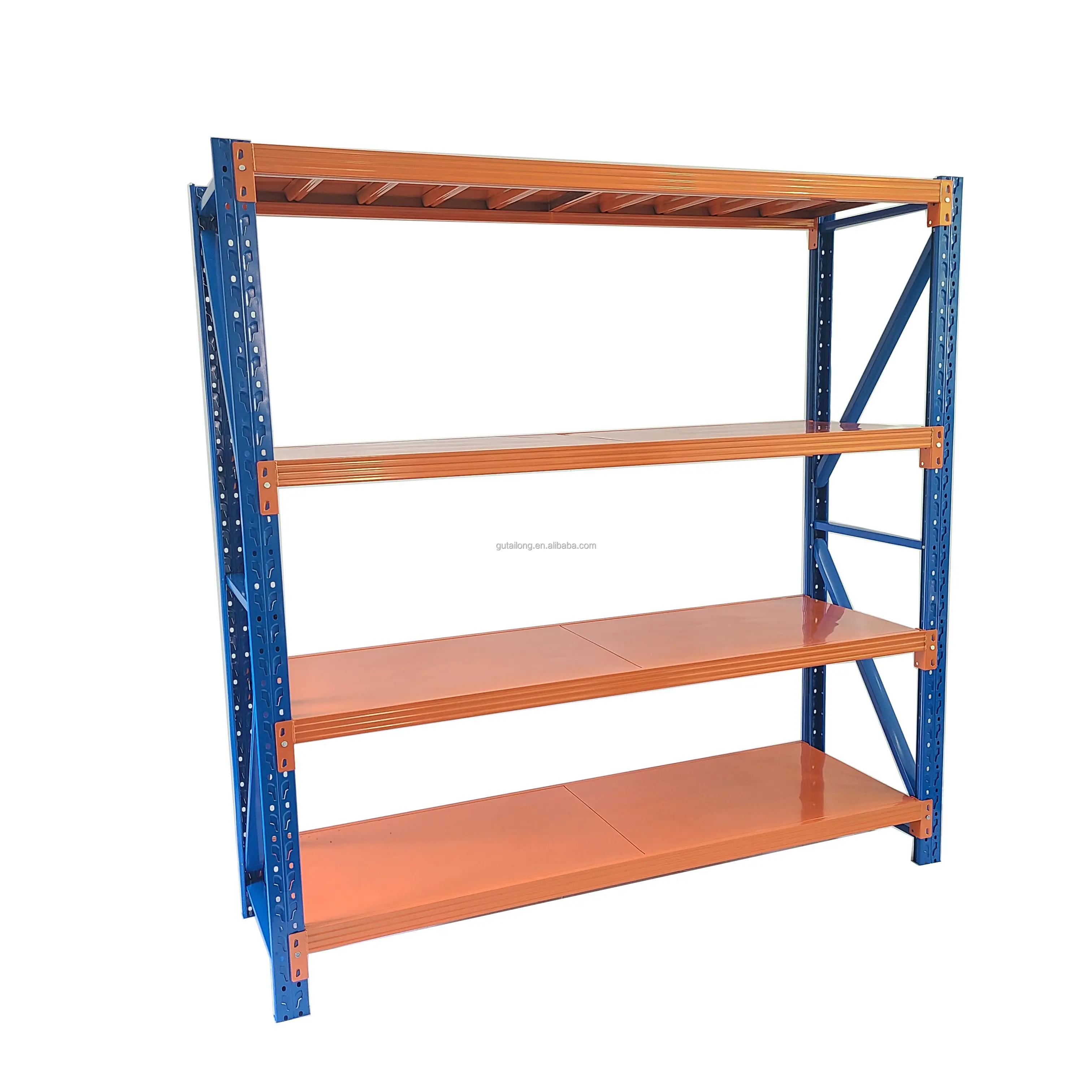 Customized Medium Duty Warehouse Shelves Adjustable Warehouse Storage Racks Metal Shelving For Warehouse Storage