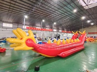 Bateau gonflable pour 10 personnes, style chinois, design personnalisé, certifié CE, en PVC, bateau d'extérieur
