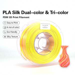 Lyjenny 1KG Filamento a granel para impresoras 3D Dual-Color Azul + Verde brillante 1,75mm Textura de seda Impresora 3D multicolor Varilla de seda" - Product Image 3