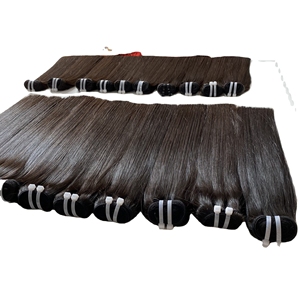 Extensiones de Cabello Humano Liso Natural Súper Doble Trama con Clip, 100% Cabello Virgen Vietnamita de Donante Único - Product Image 2