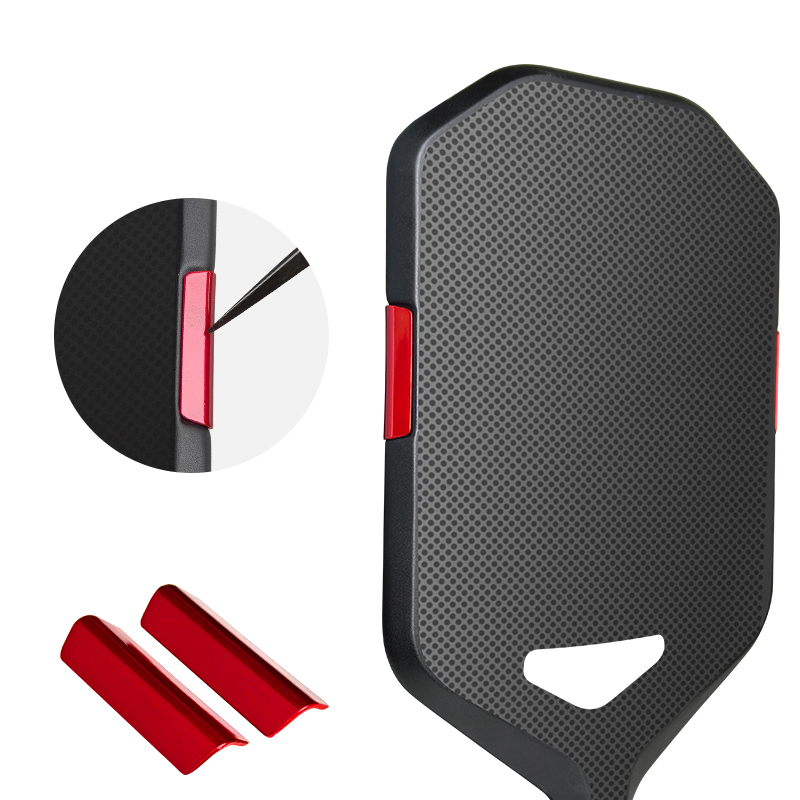 Metal-textured Pickleball Paddle Counterweight Buckle, Arc Fit Racket Balance Weight, Snap-on Sports Accessory