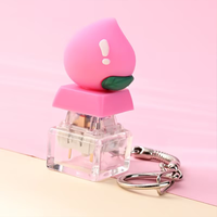 Porte-clés personnalisé Fidget Clicker en résine époxy, vente en gros, usine chinoise, faible MOQ, articles d'anime, capuchon de clavier 3D, jouet mécanique anti-stress