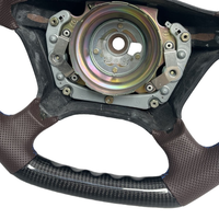 Volant personnalisé en cuir perforé en fibre de carbone pour Mercedes-Benz E55 AMG W211 W212 W219 Classe E Classe G 463