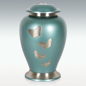 Urna de cremación para adultos de Metal sólido de estilo americano de lujo hecha a mano en forma de cúpula contenedor de cenizas conmemorativas Venta caliente - Product Image 2