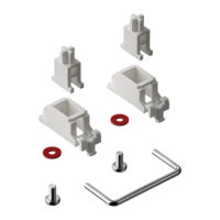 Stabilisateur à visser blanc V2 pour clavier mécanique 60% GATERON 7u 6.25u 2u personnalisé DIY Hot Swap à monter sur PCB