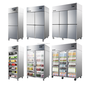 Congelador Vertical Comercial de Acero Inoxidable de 1/2/3/4/6 Puertas para Restaurante - Product Image 1