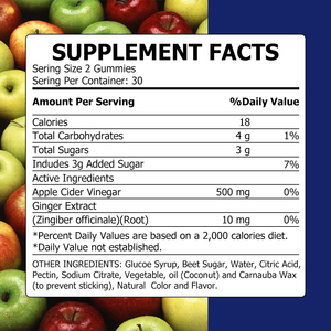 OEM ODM Apple Cider Vinegar Gummies Dietary <b>Supplement</b> with Realapples Supports Gut Health Boosts Energy Healthy Metabolism - Product Image 2