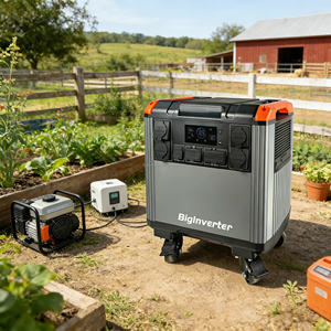 Station d'alimentation portable 5000W LiFePO4, générateur solaire pour camping-car, chantier de construction, travaux en extérieur - Product Image 1