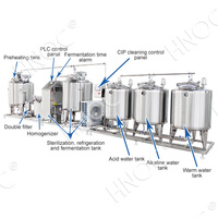 Réservoir de pasteurisation professionnel HNOC 500 L, machine à yaourt, ligne de transformation du lait