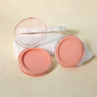 Emballage compact en plastique ABS léger et écologique pour poudre libre de maquillage, capacité 8g, vente en gros de poudre pressée