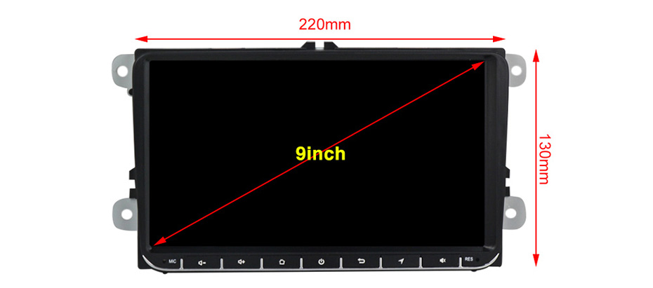 MEKEDE M700S - Android11 Car DVD Player for VW with Voice