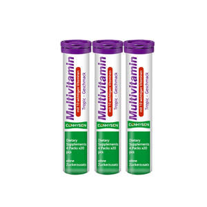 Bonne vente Comprimés effervescents multivitaminés avec vitamine <span class=keywords><strong>C</strong></span> Soutenir la santé cardiaque et maintenir une circulation sanguine normale Comprimés - Product Image 1