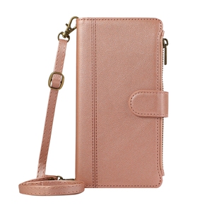 Étui de téléphone avec porte-cartes à fermeture éclair pour Galaxy S26/S26 Ultra/S25FE/S24/A37/A57, étui portefeuille à bandoulière - Product Image 2