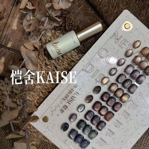 Nouvelle sortie SheXiaKaiShe, ensemble de vernis à ongles en gel brun œil-de-chat en bois de santal, 10 couleurs, mini kit pour salons de manucure - Product Image 2