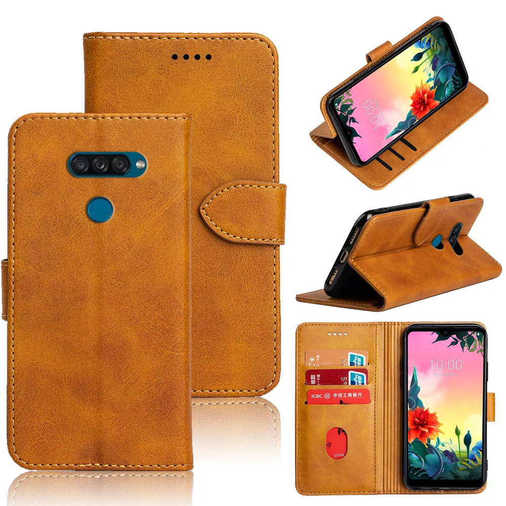 Luxury Flip Wallet Leather Mobile Phone Case For LG K50S Q70 K41S K51S K22 K42 Q52 K52 K62