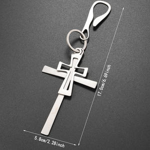 Argent couleur Ankh porte-clés porte-clés <span class=keywords><strong>gothique</strong></span> cadeau ancienne egypte croix mode bijoux roman hommes femmes cadeaux nouveau beau - Product Image 6