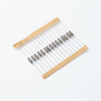 Résistance de fusible bobinée 1/8W 1/4W 1/2W 1W 2W 3W 5W 5% résistance d'enroulement de tolérance KNP résistances bobinées