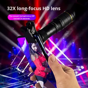 เลนส์เทเลโฟโต้แบบ AF สำหรับ<span class=keywords><strong>โทรศัพท์</strong></span>มือถือ OULANG Metal 32x สำหรับการถ่ายภาพระยะ<span class=keywords><strong>ไกล</strong></span> ความคม<span class=keywords><strong>ชัด</strong></span>สูง แบบหลอดเดี่ยว ใช้ได้กับโทรศัพท์ทุกรุ่น - Product Image 3