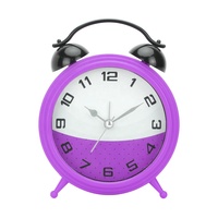 Milti-Reloj de mesa de plástico personalizado para niños, despertador de escritorio a color, barato