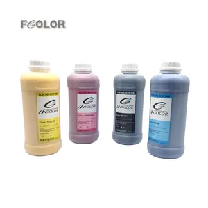 FCOLOR, оптовая продажа, высокое качество, 1 литр, экологически чистые чернила на водной основе для Epson i3200 1410 R3000 DX5 X7