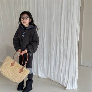 Vendita Diretta dalla Fabbrica: <span class=keywords><strong>Cappotto</strong></span> Invernale per Bambini in Stile Coreano con Cappuccio in Pile e Imbottitura in Poliestere per Ragazze e Ragazzi - Product Image 4