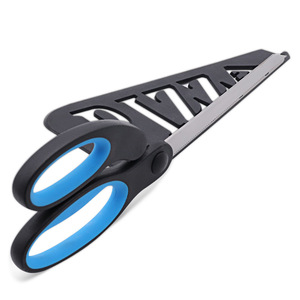 Pizza Scissors Stainless Steel Blue Black Straight Head Home Kitchen Tool For Pizza Cutting - Product Image 4
