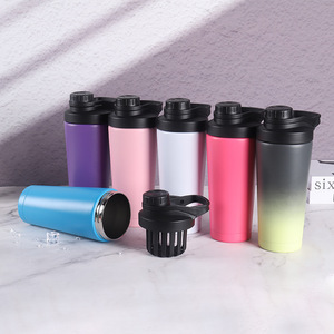 Botella de Agua Aislada de Acero Inoxidable de Doble Pared con Logotipo Personalizado, 750 ml/25 oz, a Prueba de Fugas, para Batidos de Proteínas, para Camping - Product Image 1