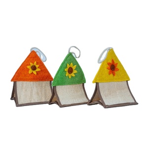 Boîte à mouchoirs décorative en papier pour le bureau et la maison, boîte à mouchoirs en loofah - Product Image 1