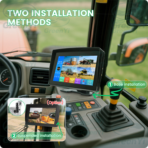 9 <span class=keywords><strong>inch</strong></span> ip69 không thấm nước chống bụi xe 4 kênh AHD IPS màn hình màn hình cho xe tải Trailer rvs van kỹ thuật nông nghiệp xe - Product Image 5