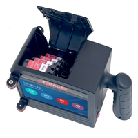Impresora de Etiquetas de Inyección de Tinta Portátil de 100 mm con Pantalla Táctil, Semiautomática, a Batería, para Codificación de Letras Grandes en Tarjetas y Materiales Flexibles