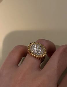 Joyería Fina Personalizada, Anillo Sólido de Oro Real de 9k, 10k, 14k, 18k, Oro Blanco, Amarillo o Rosado, Diamante/Gema de Laboratorio, Fabricación en Fábrica - Product Image 3