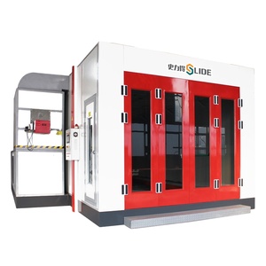 Cabines de pulvérisation de lavage à l'eau écologiques avec système de filtration à faible émission de COV <span class=keywords><strong>pour</strong></span> <span class=keywords><strong>le</strong></span> chauffage et <span class=keywords><strong>le</strong></span> brûleur diesel de peinture de voiture - Product Image 5