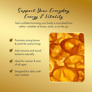 Suplemento vitamínico esencial de marca privada de alta calidad con vitamina D3 y K2, refuerza la inmunidad, mejora la salud de los huesos y los dientes, en cápsulas blandas. - Product Image 4