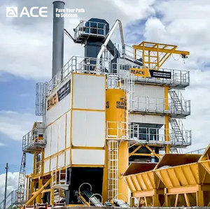 ACE BAP400 Centrale d'asphalpage statique par lots 400t/h avec pompe PLC, capacité ultra-élevée, pesage de précision pour autoroutes, aéroports, NEOM - Product Image 2