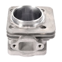 GOOFIT 44mm Moto Big Bore 53cc 54cc Top Kit Culasse Remplacement pour Moteur 2 Temps 47cc 49cc Mini Quad Pocket Bike