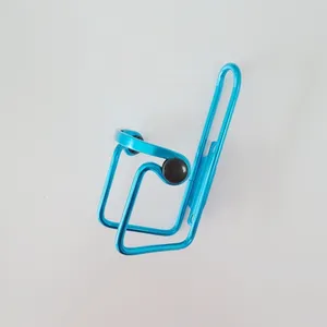 Customized Blue Anodized Aluminium Drain Hose Holder Hook Guide Assembly Laundry Tub Discharge Hose Clip Bending Metal Parts