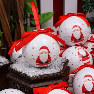 Fournitures de boules décoratives de Noël transfrontalières, ensemble de pendentifs Père Noël peints en mousse autocollante de 75 mm, modèle 75 281L, cadeau personnel - Product Image 3