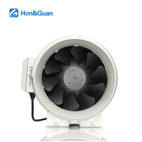 Ventilateur de gaine en ligne à flux mixte Hon&guan Eco-Watt 8 pouces 100V 240V, extracteur d'air pour tentes de culture, certifié CE