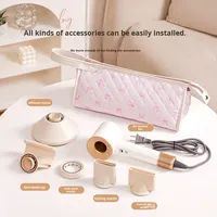 Tas Penyimpanan Pengering Rambut Kustom Tahan Air, Kotak Perjalanan untuk Alat Penataan Rambut, Organizer Penyimpanan Makeup