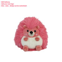2025 nouveaux enfants jouet mignon en peluche hérisson en peluche jouets pour enfants pp coton 4 couleurs doux hérisson Oem logo
