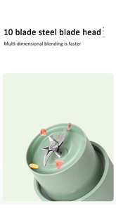 Glace pilée presse-agrumes tasse sans fil petit électrique Portable jus de fruits jus tasse avec presse-agrumes paille cuisine appareils électriques - Product Image 4