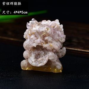 Ornements en cristal en gros HZ, ornements en <span class=keywords><strong>obsidienne</strong></span> noire <span class=keywords><strong>Pixiu</strong></span>, artisanat en cristal sculpté à la main - Product Image 3