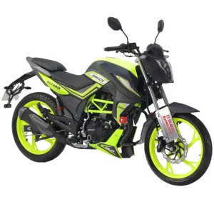Venda de fábrica de motocicleta chinesa streebikes 200cc air-cooling motocicleta